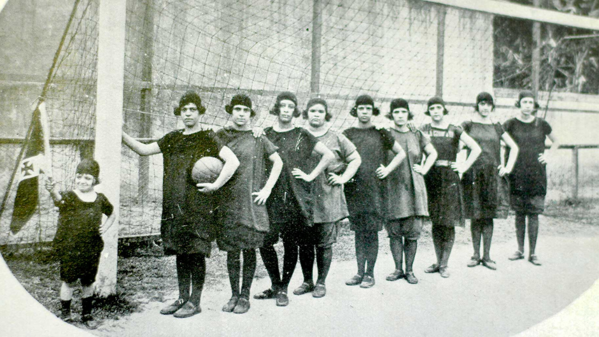 Time Feminino do Vasco em 1923 | Acervo CRVG
